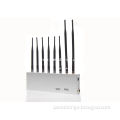 8 Antenna Wifi Gps Signal Jammer Est-808m With Vhf / Uhf For School